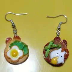ウサギトーストのピアス②