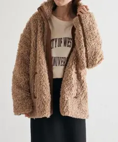 今季 新品 COLLAGE GALLARDAGALANTE ファーショートコート