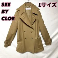 SEE BY CLOE ピーコート 美ライン 羊毛