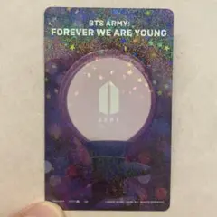 BTS ARMY:FOREVER WE ARE YOUNG 入場者特典カード
