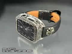Apple Watch メタルケース レザー バンド