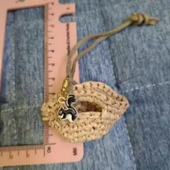 リスチャーム付きナチュラルアクセサリー