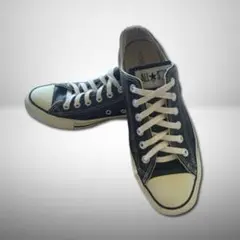 『希少』CONVERSE ALL STAR レザー ブラック 25㎝