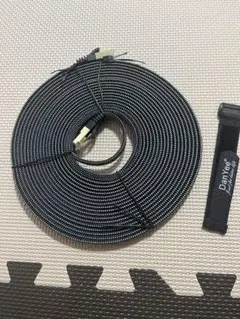 LANケーブル8M Cat8フラット編みケーブル高速 RJ45コネクタ