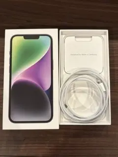 iPhone 14 用 純正箱 + USB-C to Lightningケーブル