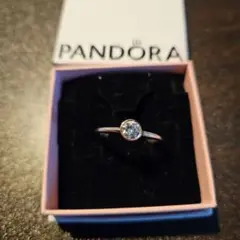 Pandora シルバー925 キュービックジルコニアリング　56号