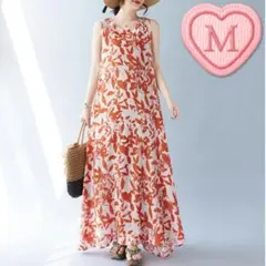 ノースリーブロングワンピース