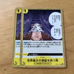 ワンピースカード　世界最大の頭脳を持つ男　OP07-114