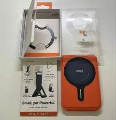 【極美品】MOFT 8-in-1多機能スタンド MagSafe対応 オレンジ