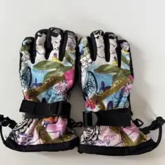 スキー　スノボ　グローブ　レディース　L花柄 Thinsulate