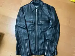 666　LJM-17TF　タイトフィットシングルライダース　羊革　サイズ36 LJM-17TF タイトフィット シングル ライダースジャケット｜『666