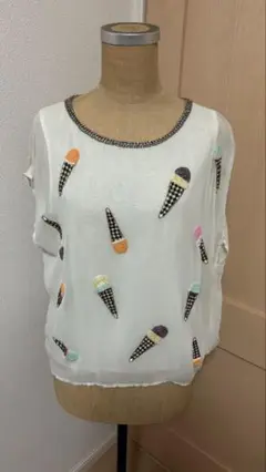 グレースクラス Grace Classノースリーブ　レーヨン　カットソー 38