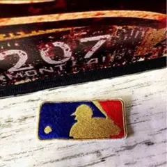 【新品❣️】MLB アイロン　ワッペン　ゴールド
