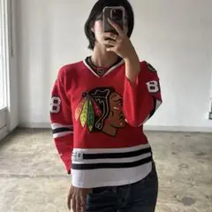 NHL Reebok Chicago Blackhawks game shirt