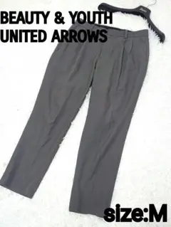 未使用品級　 UNITED ARROWS グレー スラックス M　春夏　メンズ