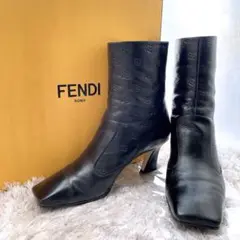 FENDI フェンディ ショートブーツ ブーティ レザー 美品