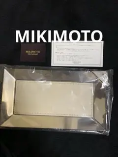 MIKIMOTO シルバートレイ。未使用品。