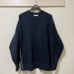 wtaps BLANK 02 CREW NECK COTTON ネイビー
