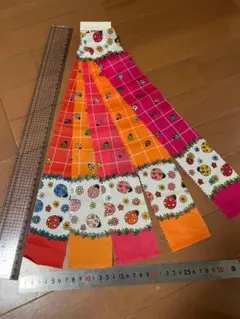 同梱半額あり　傘生地　撥水　はぎれ　昭和レトロ　ハギレ　端布　No.1
