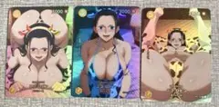 ワンピース　ニコ・ロビン　セクシーカード　3枚セット