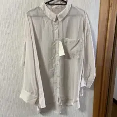 シアービッグシャツ　chocol raffine robe 未使用
