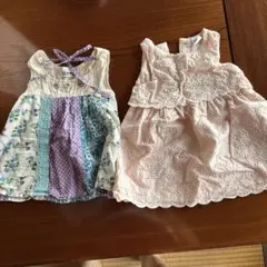 ノースリーブワンピース2枚組