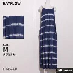 ★美品★ BAYFLOW ワンピース　ロング丈　キャミソール　タイダイ柄　綿混