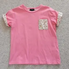 ★美品★green label relaxing 花柄ポケット Tシャツ