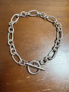 チェーンブレスレット　サージカルステンレス　フィガロチェーン