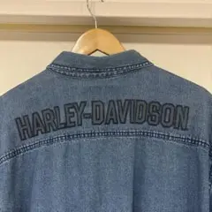 HARLEY-DAVIDSON デニムシャツ 長袖 XLヴィンテージ古着