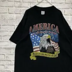 USA製90sヴィンテージTシャツ！シングルステッチ　ブラック半袖古着XL25