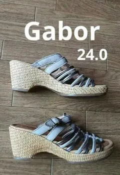 Gaborガボール★楽ちんウエッジソールサンダル24G５