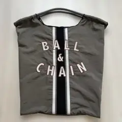 Ball＆Chain グレー☆ロゴ☆ライン♡Ｍサイズ☆ボール＆チェーン