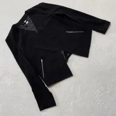 ⭐H&M⭐ノーカラージャケット アウター トップス シンプル カジュアル
