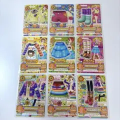 アイカツカード ポップ ノーマル まとめ売り 9枚 排出版