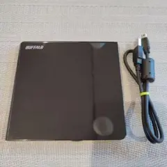BUFFALO「DVSM-PLV8U2-BKA」ポータブルDVDドライブ