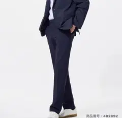 ◎新品◎UNIQLO 感動パンツ ネイビー 股下補正済み