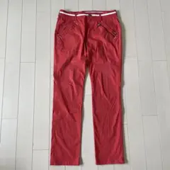 ルコックスポルティフ　メンズゴルフパンツ レッド 82