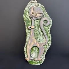 猫石製壁掛け