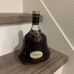 ◇Hennessy ヘネシー XO クリアボトル 金キャップ◇