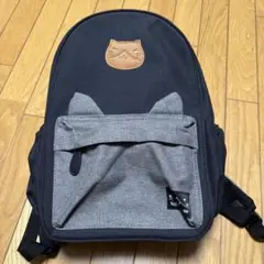 猫耳デザインリュック 黒とグレー