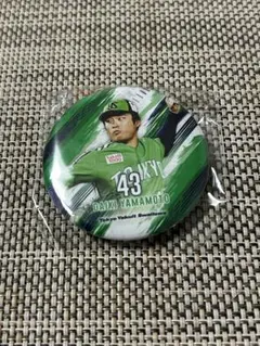 東京ヤクルトスワローズ 山本大貴 缶バッジ