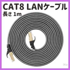 LANケーブル 1m CAT8 超高速インターネットケーブル PS3 PS4