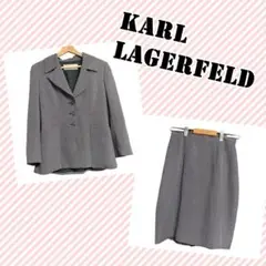 KARL LAGERFELD✨セットアップ スカートスーツ ピンチェック【M】