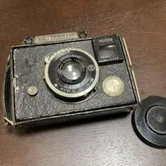 ミノルタ　クラシックカメラ　蛇腹　乾板 レトロ蛇腹カメラ セミミノルタⅡ改良型 1940年頃 | 路地裏の