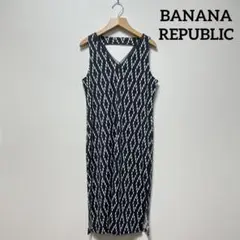 BANANA REPUBLIC バナナ リパブリック ロングワンピース 黒 S
