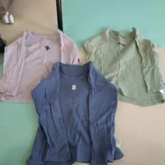 アンダーシャツ 3枚セット（紫・緑・青）
