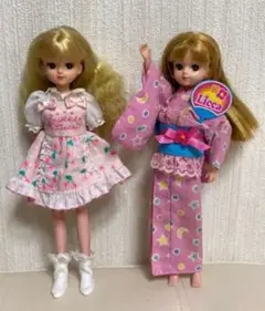 リカちゃん 浴衣 うちわ・ワンピース 靴下 セット