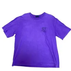 OY Tシャツ 半袖 両面プリント 派手 紫 パープル free オーバーサイズ