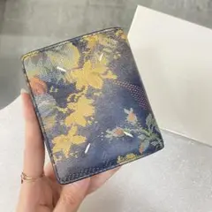 ラスト1【新品】メゾン マルジェラ コンパクト ポッパー 花柄 二つ折り財布